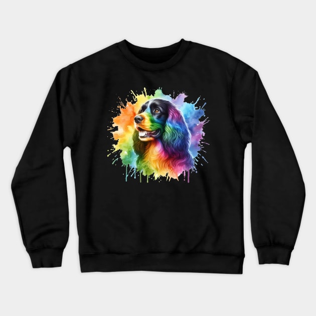 Field Spaniel Crewneck Sweatshirt by KayBeeTees